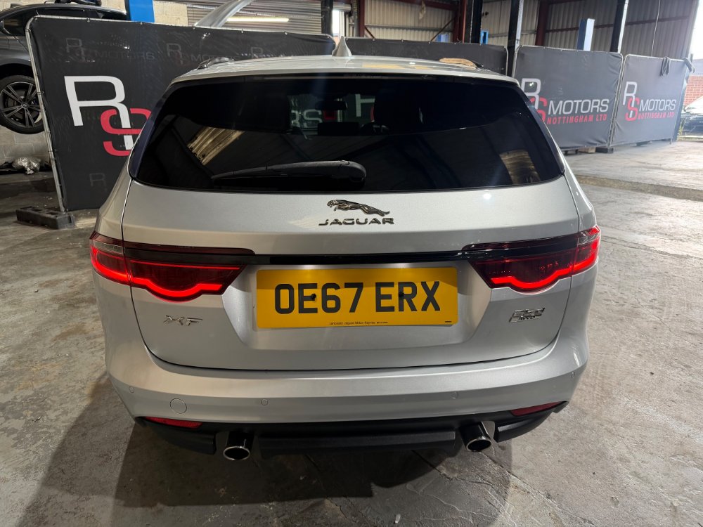 Silver 2017 Jaguar XF 2.0d R-Sport Sportbrake 5dr Diesel Auto AWD Euro 6 s/s 240 ps in Nottingham