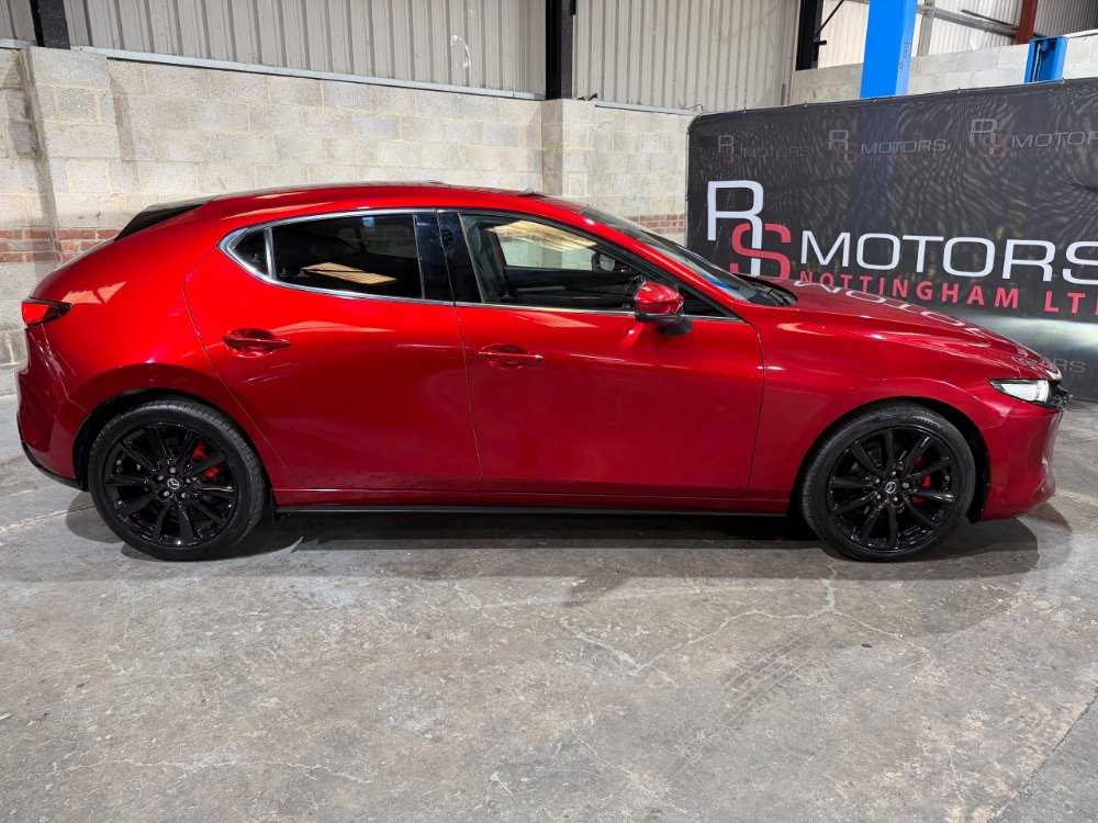 Red Mazda 3 2.0 e-SKYACTIV-X MHEV Sport Lux Hatchback 5dr Petrol Manual Euro 6 s/s 186 ps